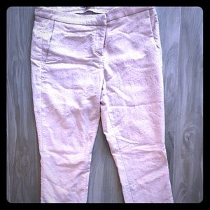 Never worn light pink work pants size 6